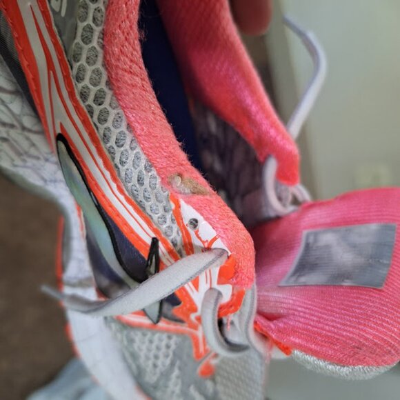 Brooks Ravenna 5 Running Shoes Orange blue and silver womens size 8 - Picture 9 of 9